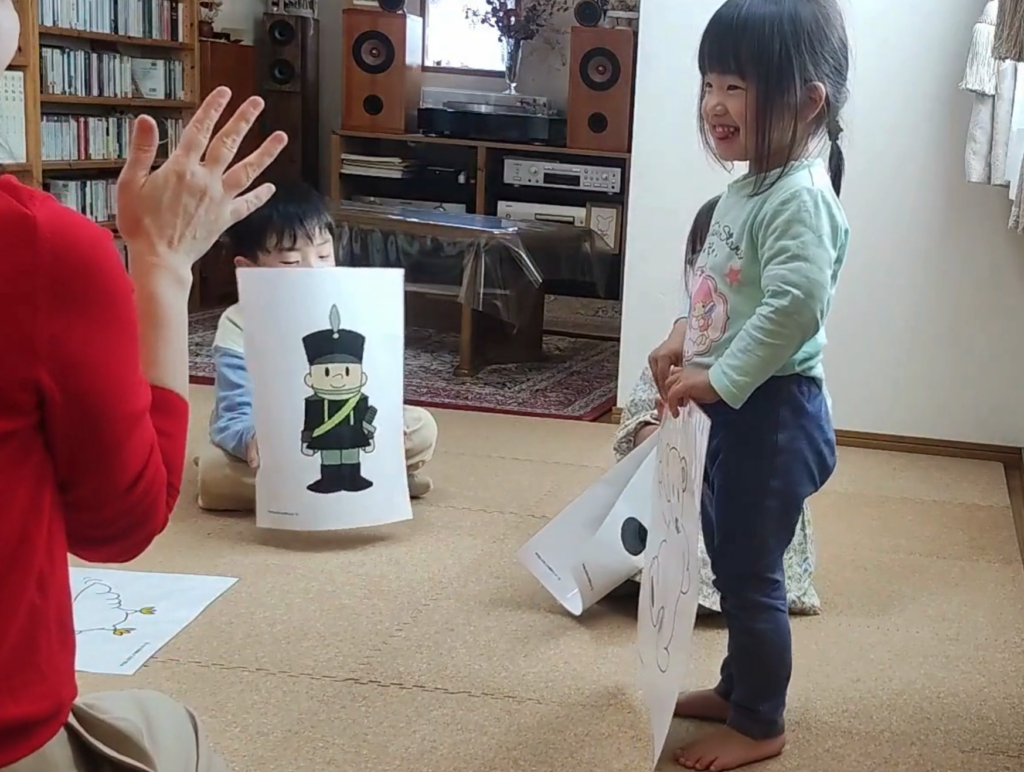 安佐南区伴南・石内北(こころ)森山美紀ピアノ音楽教室♪リトミック