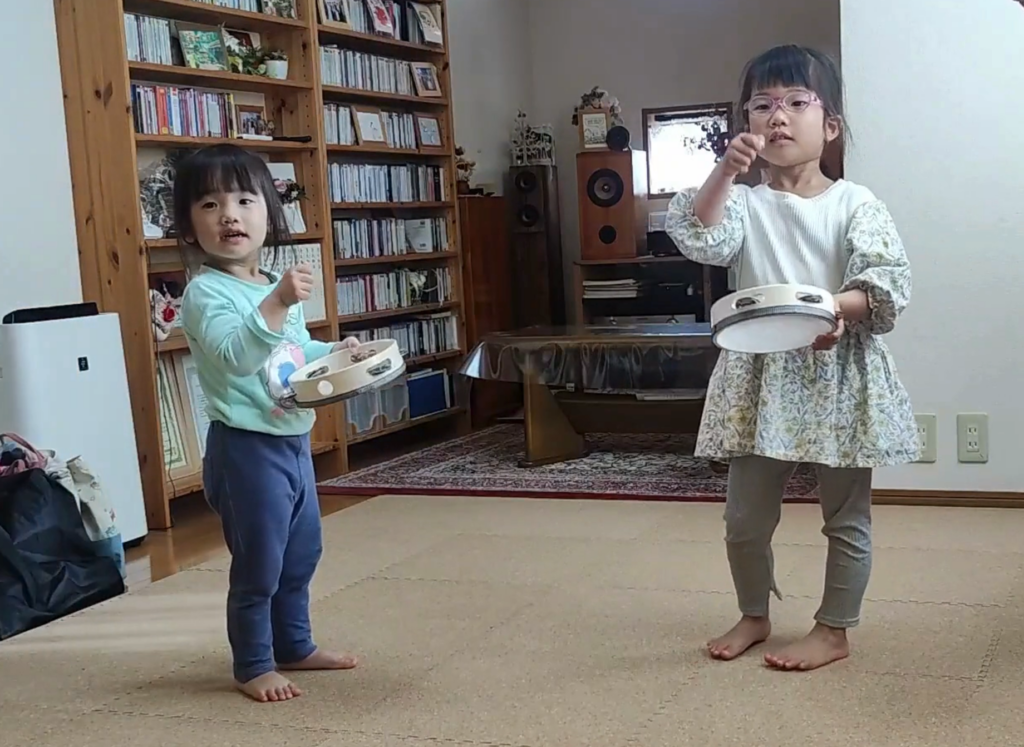 安佐南区伴南・石内北(こころ)森山美紀ピアノ音楽教室♪リトミック